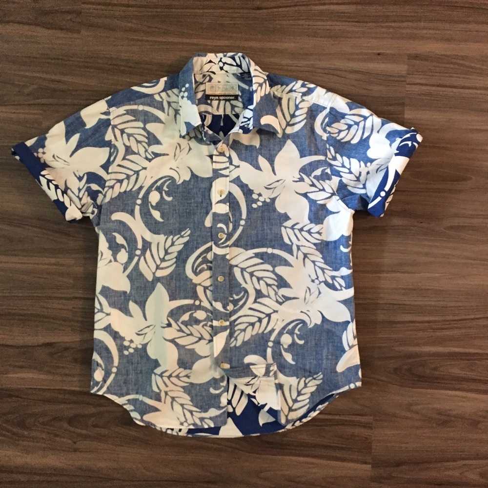 Reyn Spooner Reverse Printed Short Sleeve Shirt